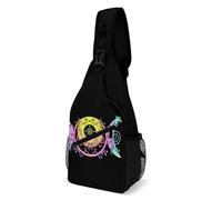Sling Bag Triple Moon Goddess Wiccan Pagan Witch Unisex Over The Shoulder Bag Casual Chest Pack For Women Men Everyday