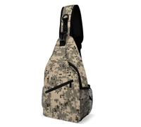 Sling Bags for Women Men Army Digital Camouflage Sling Backpack Adjustable Belt Casual Chest Daypack Bum Bags