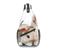 Sling Bags for Women Men Cry rabbit Sling Backpack Adjustable Belt Bum Bags Fanny Pack for Travel Sports Running Hiking Waist Packs