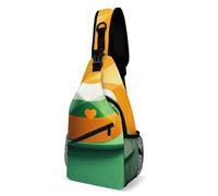 Sling Bags for Women Men Hat Pattern Sling Backpack Adjustable Belt Casual Chest Daypack Bum Bags Fanny Pack for Travel Sports Running Hiking Waist Packs, style, 38x20cm