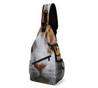 Sling Bags for Women Men Rainbow Colored Galaxy Sling Backpack Adjustable Belt Casual Chest Daypack Bum Bags Fanny Pack for Travel Sports Running Hiking Waist Packs, style-5, 38x20cm