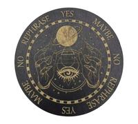 Sling Board For Divination - Garland Board Dowsing Divination, Dowsing Boards Seven Stars Wooden Fortune Telling Boards, Message Metaphysical Round Altar Home Decor For Medita