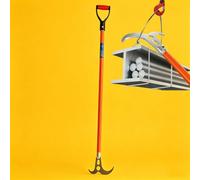 Sling Chain Grabber, Hoisting Cargo Towing Pole, Lifting Slings Chain Grabber for Pushing, Pulling, or Traction of Slings and Heavy Objects From a Safe Distance(A 124cm)