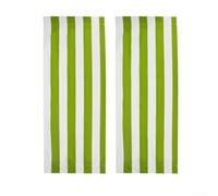 Sling Chair Replacement Fabric Fruit Green White 120x45cm Water Resistant Quick Dry Oxford Style Cloth for Beach Chairs Fishing Chairs Camping Gear(2pcs)