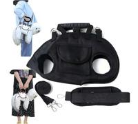 Sling Dog Carrier,Snuggle Sling Dog Carrier,Portable Breathable Pet Carrier Backpack with Hands-Free Shoulder and Treat Bag, Adjustable Full Body Lift Harness for Small Dogs and Cats1