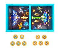 Sling Puck Game,Educational Wooden Interactive Two Player,Indoor Desktop Battle Game - for Kids Aged 3+ Home Party Friend Gathering Family Night Kindergarten Preschool
