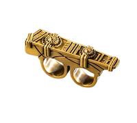 Sling Ring Props Magic Power Ring Cosplay for Halloween Gifts Accessories(Gold), One Size, Recycled Material