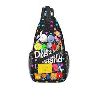 Sling Shoulder Bags Bfdi-Battle For Dream-Island Backpack Unisex Shoulder Bags Sports Chest Bag For Cycling Travelling Runner