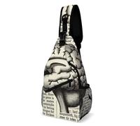 Sling Shoulder Bags Brain Structure Sling Bag Unisex Backpack Leisure Shoulder Bags For Runner Workout Travelling