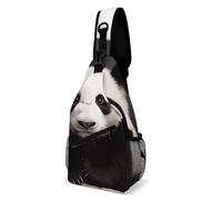 Sling Shoulder Bags Cute Panda Backpack Leisure Sling Bag Anti-Theft Chest Bag For Workout Runner Cycling