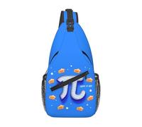 Sling Shoulder Bags Funny Pi Day Spiral Pi Math 3.14 Backpack Leisure Crossbody Unisex Sling Bag For Hiking Workout Runner