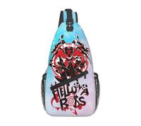 Sling Shoulder Bags Helluva Boss Crossbody Unisex Shoulder Bags Anti-Theft Backpack For Runner Hiking Travelling
