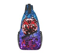 Sling Shoulder Bags Helluva Boss Sling Bag Unisex Crossbody Anti-Theft Shoulder Bags For Workout Travelling Hiking