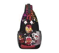 Sling Shoulder Bags Helluva Boss Sling Bag Unisex Crossbody Leisure Shoulder Bags For Travelling Hiking Runner