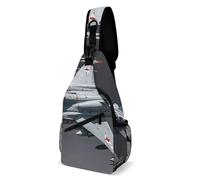 Sling Shoulder Bags Jet Fighter Backpack Unisex Sling Bag Sports Chest Bag For Workout Runner Hiking