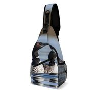 Sling Shoulder Bags Loon Birds Sling Bag Unisex Backpack Anti-Theft Chest Bag For Travelling Runner Workout