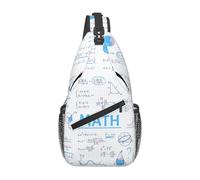 Sling Shoulder Bags Math Crossbody Lightweight Shoulder Bags Unisex Sling Bag For Cycling Travelling Workout