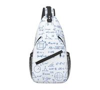 Sling Shoulder Bags Math Sling Bag Leisure Shoulder Bags Lightweight Crossbody For Runner Travelling Workout