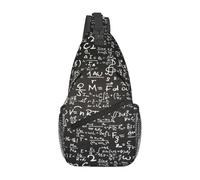 Sling Shoulder Bags Math'S Chemistry Physics Equations And Formulas Sling Bag Lightweight Shoulder Bags Anti-Theft Crossbody For Runner Hiking Travelling