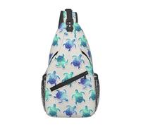 Sling Shoulder Bags Sea Turtle Cute Backpack Lightweight Shoulder Bags Unisex Chest Bag For Workout Runner Travelling