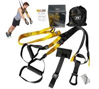 Sling Trainer Set, Suspension Trainer System, Suspension Trainer Home Gym Equipment with Adjustable Door Anchor for Calisthenics, Fitness, Crossfit, Pushups and Suspension Training
