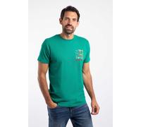 Sling Your Hook Back Print Artist T-Shirt Weird Fish Light Green M