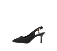 Slingback High Heels Leather Look with Buckle Women s.Oliver Noir 41