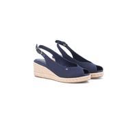 Slingback Sandals Navy Blue