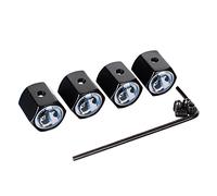 SLINGDA 4Pcs Car Tyre Valve Dust Caps for Vauxhall Astra GTC Corsa Zafira Mokka Vectra Automobile Anti-theft Stainless Steel Hexagonal Tire Dustproof Cap