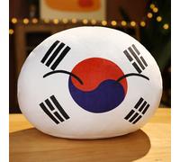 SLINGDA Countryballs Plush Ball Poland Ball Plush Usa France Canada Uk Germany Japan China Short Plush Country Plush Gift Pendant Toys and Games - 30 Cm (12 In)