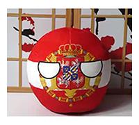 SLINGDA Countryballs Poland Ball Plush 10cm Country Ball Plush Japan United States France Russia Germany Ball Plush Pendant