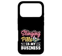 Slinging Pills Is My Business Pharmacist Pharmacy Technician Case for iPhone 17 Pro
