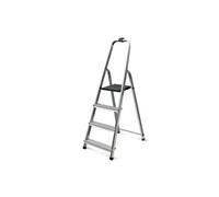 Slingsby Aluminium 4 Tread Platform Step Ladder (Platform Sits 770mm Above The Floor) 150Kg Capacity - 405006