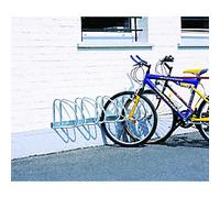 Cycle Racks Wall or Floor 4-Bike Capacity Silver 27 x 140 x 32 cm