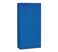SLINGSBY Double Door Cabinet with Lock Steel Blue 1000 x 500 x 2000 mm