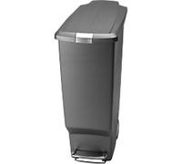 SLINGSBY Pedal Bin 40 L Grey Plastic