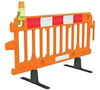 SLINGSBY Pedestrian Barrier 100 x 200 x 100 cm Red 398400