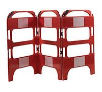 SLINGSBY Road Safety Barrier 100 x 75 x 100 cm Red 398401