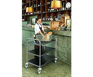 SLINGSBY Service Trolley 100 kg Steel 53 x 86 x 94 cm Silver
