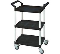 SLINGSBY Service Trolley 150 kg Plastic 37 x 65.5 x 90 cm Black