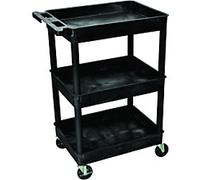 SLINGSBY Service Trolley 150 kg Plastic 72 x 50 x 36 cm Black