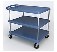 SLINGSBY Service Trolley 225 kg Plastic 93.7 x 102.2 x 93.7 cm Blue
