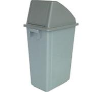 SLINGSBY Swing Top Bin 60 L Grey Plastic