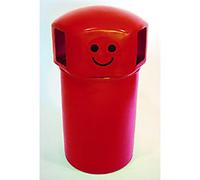 SLINGSBY Waste Bin 145 L Red PE (Polyethylene)