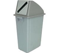 SLINGSBY Waste Bin 60 L Grey Plastic