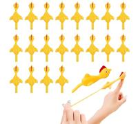Slingshot Chicken Finger Toys Bulk,20Pcs Flying Chicken Finger Sling Shot Toy Catapult Toys,Rubber Stretchy Chicken Toys,Fun Gag Gifts for Kids Birthday Party Favors Easter Christmas Stocking Stuffers