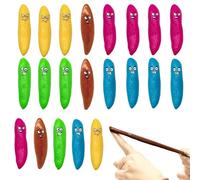 Slingshot Poo Finger Toys Bulk,20Pcs Flying Poo Finger Sling Shot Toy Catapult Toys,Rubber Stretchy Poop Toys,Joke Prank Toys Fun Gag Gifts for Kids Birthday Party Favors Christmas Stocking Stuffers