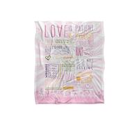 Slingshot Publishing Love Is Patient Silky Touch Super Soft Throw Blanket 152 X 127 cm Slingshot Publishing White One Size