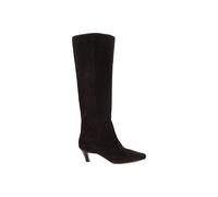 Dune London Women's Ladies Slink - Knee High Low Heel Boots - Brown - Size: 5