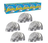 Slinky Jr. The Original Walking Spring Toy, 1-Pack Small Metal Slinkys, Great for Party Favors and Gift Bag Toys, by Just Play
